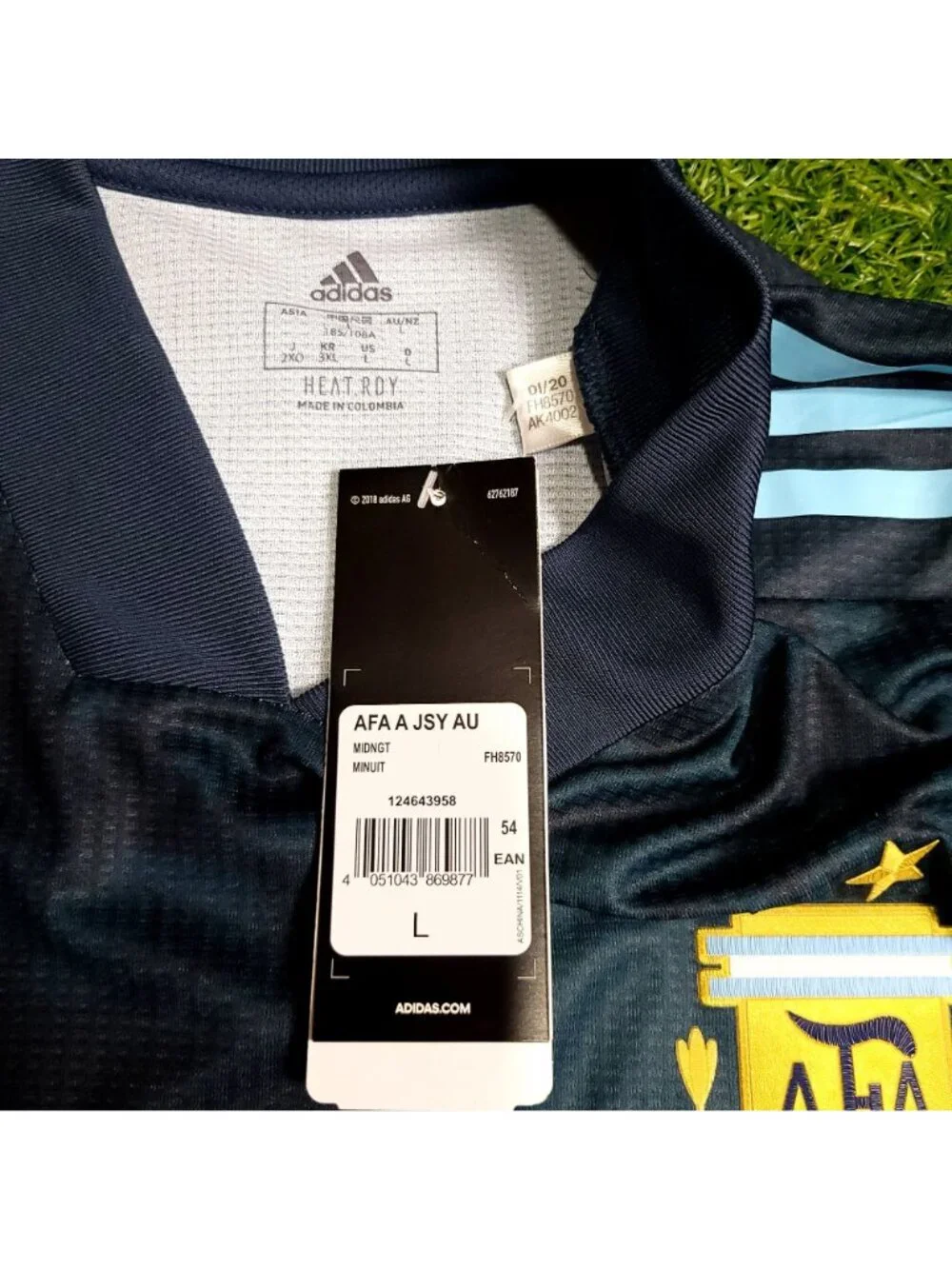 Messi Argentina 2021 2022 WC QUALIFIERS PLAYER ISSUE Away Soccer Jersey BNWT L
